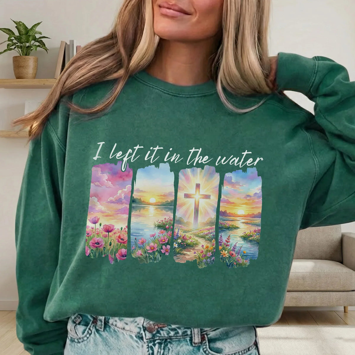 I Left It in the Water Faith Landscape – Landscape of Creation – Unisex Tshirt / Hoodie / Sweatshirt - Faith Guided Life