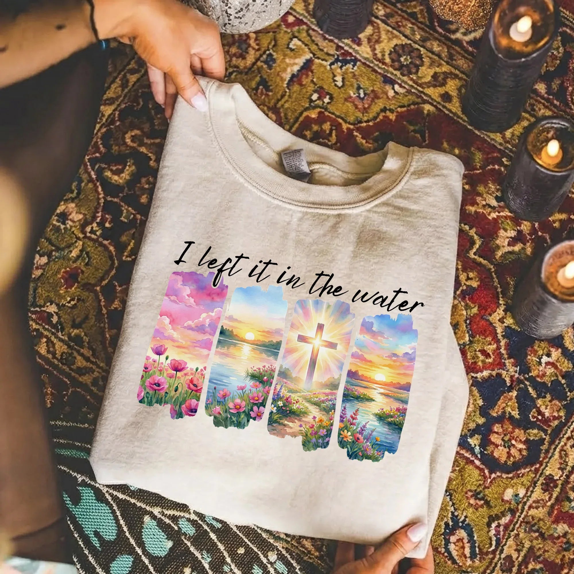 I Left It in the Water Faith Landscape – Landscape of Creation – Unisex Tshirt / Hoodie / Sweatshirt - Faith Guided Life