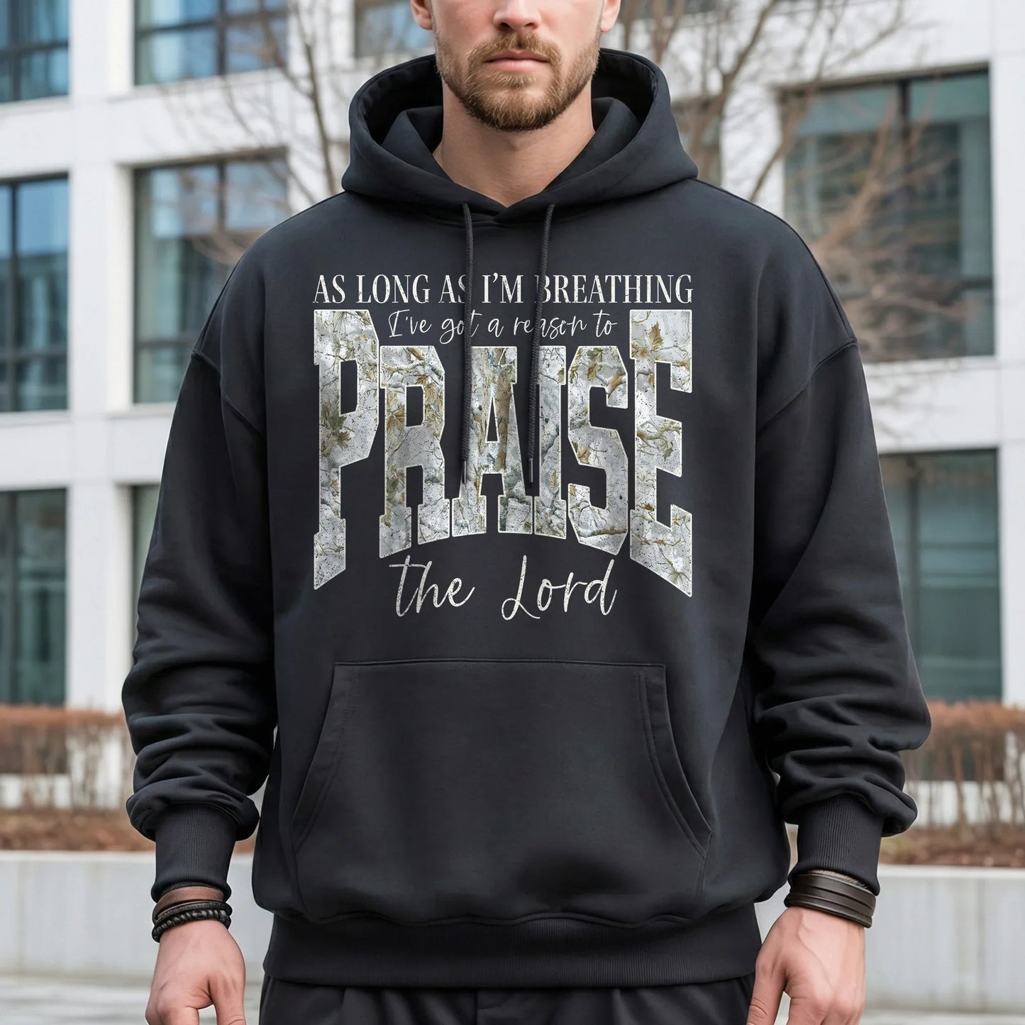 As Long As I’m Breathing I’ve Got a Reason to Praise the Lord - Christian Pattern - Unisex Tshirt / Hoodie / Sweatshirt - Faith Guided Life