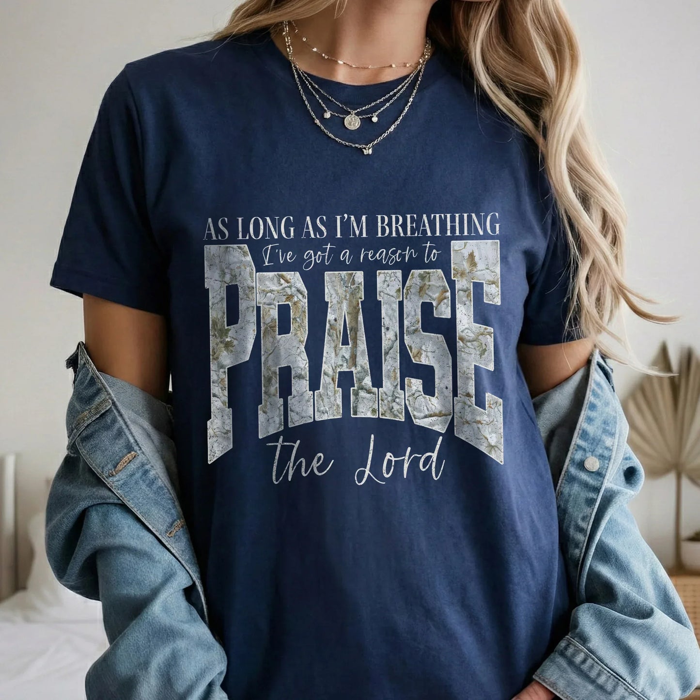 As Long As I’m Breathing I’ve Got a Reason to Praise the Lord - Christian Pattern - Unisex Tshirt / Hoodie / Sweatshirt - Faith Guided Life