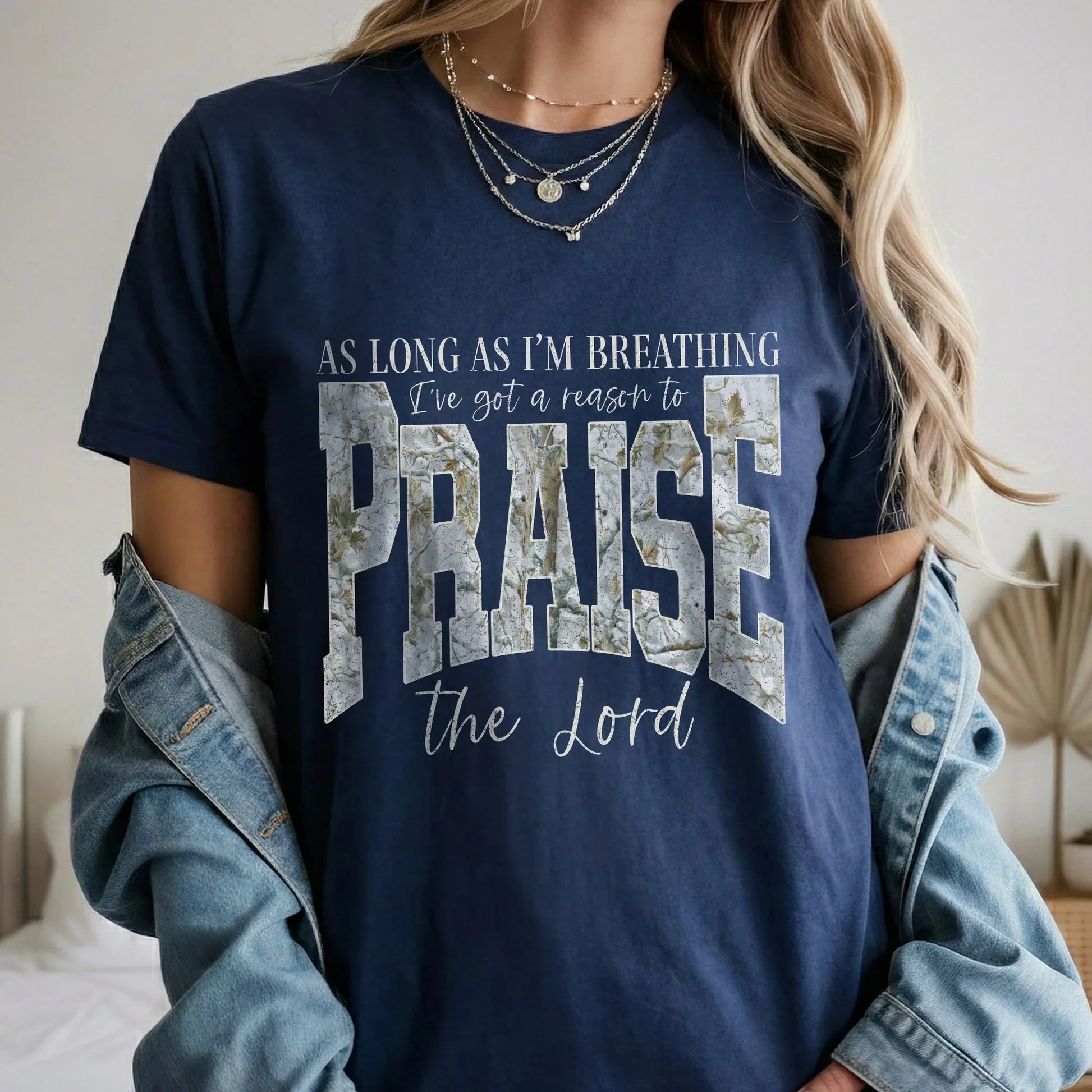 As Long As I’m Breathing I’ve Got a Reason to Praise the Lord - Christian Pattern - Unisex Tshirt / Hoodie / Sweatshirt - Faith Guided Life