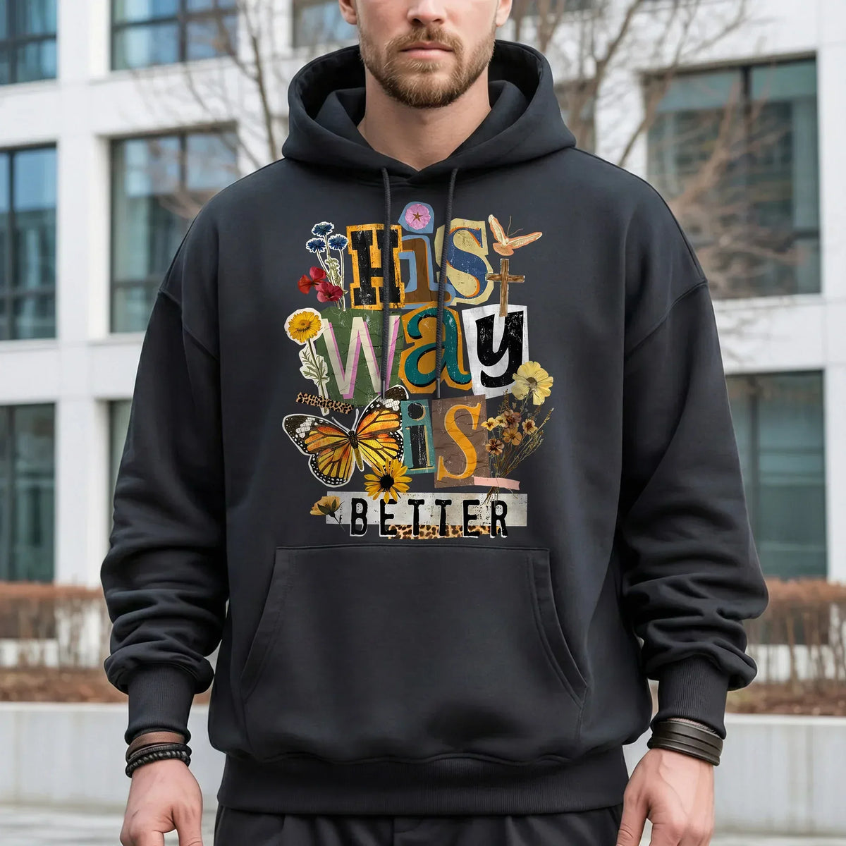 His Way Is Better – Faith Floral – Unisex Tshirt / Hoodie / Sweatshirt - Faith Guided Life