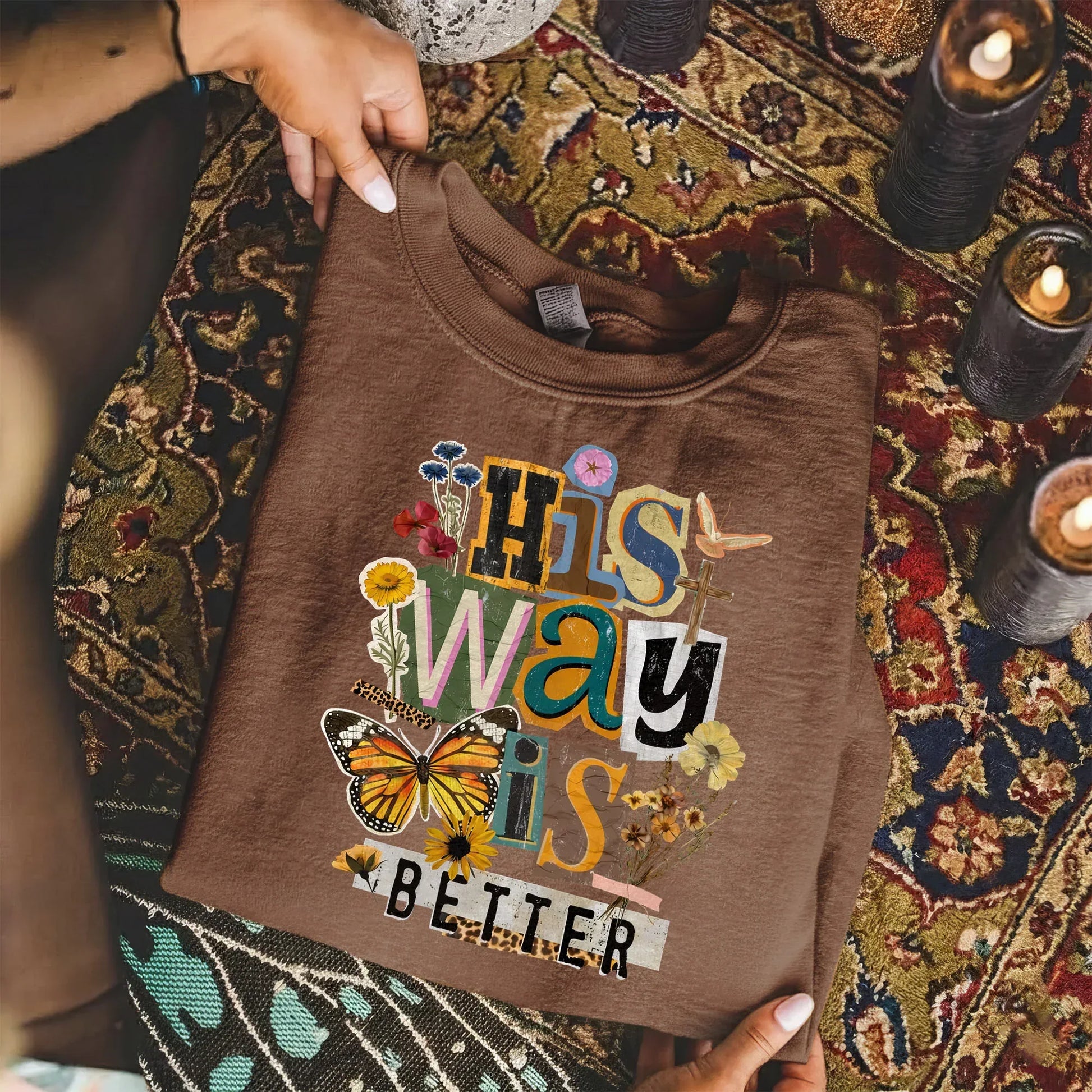 His Way Is Better – Faith Floral – Unisex Tshirt / Hoodie / Sweatshirt - Faith Guided Life