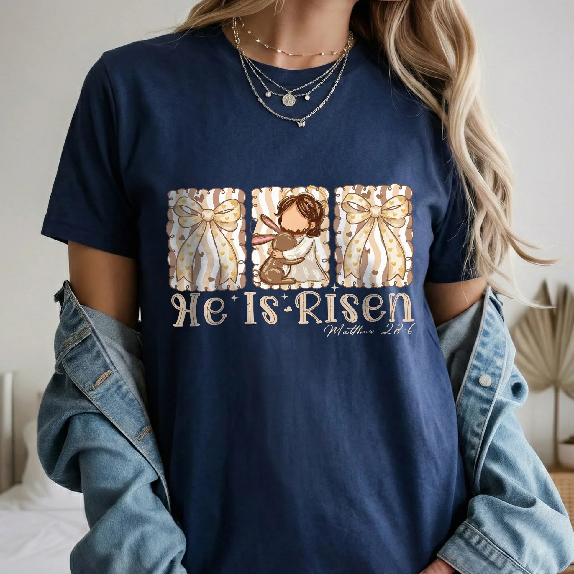 He Is Risen Bunny Hug – He is Risen – Unisex Tshirt / Hoodie / Sweatshirt - Faith Guided Life