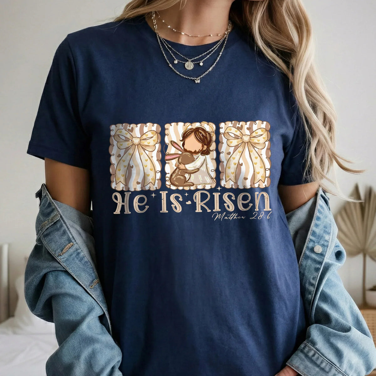 He Is Risen Bunny Hug – He is Risen – Unisex Tshirt / Hoodie / Sweatshirt - Faith Guided Life