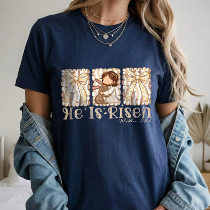 He Is Risen Bunny Hug – He is Risen – Unisex Tshirt / Hoodie / Sweatshirt - Faith Guided Life
