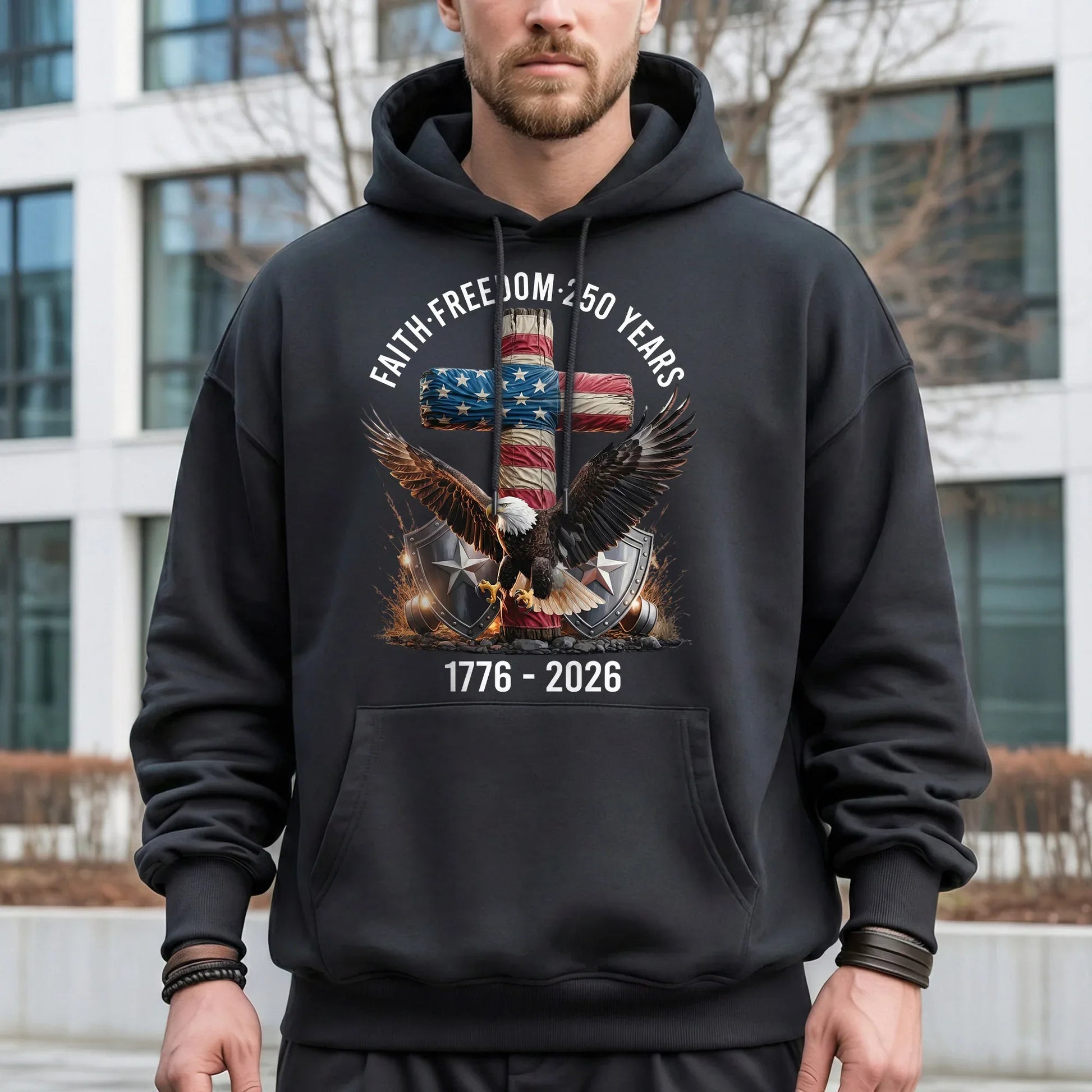 Faith & Freedom 250 Years – Hold Fast Faith – Unisex Tshirt / Hoodie / Sweatshirt - Faith Guided Life
