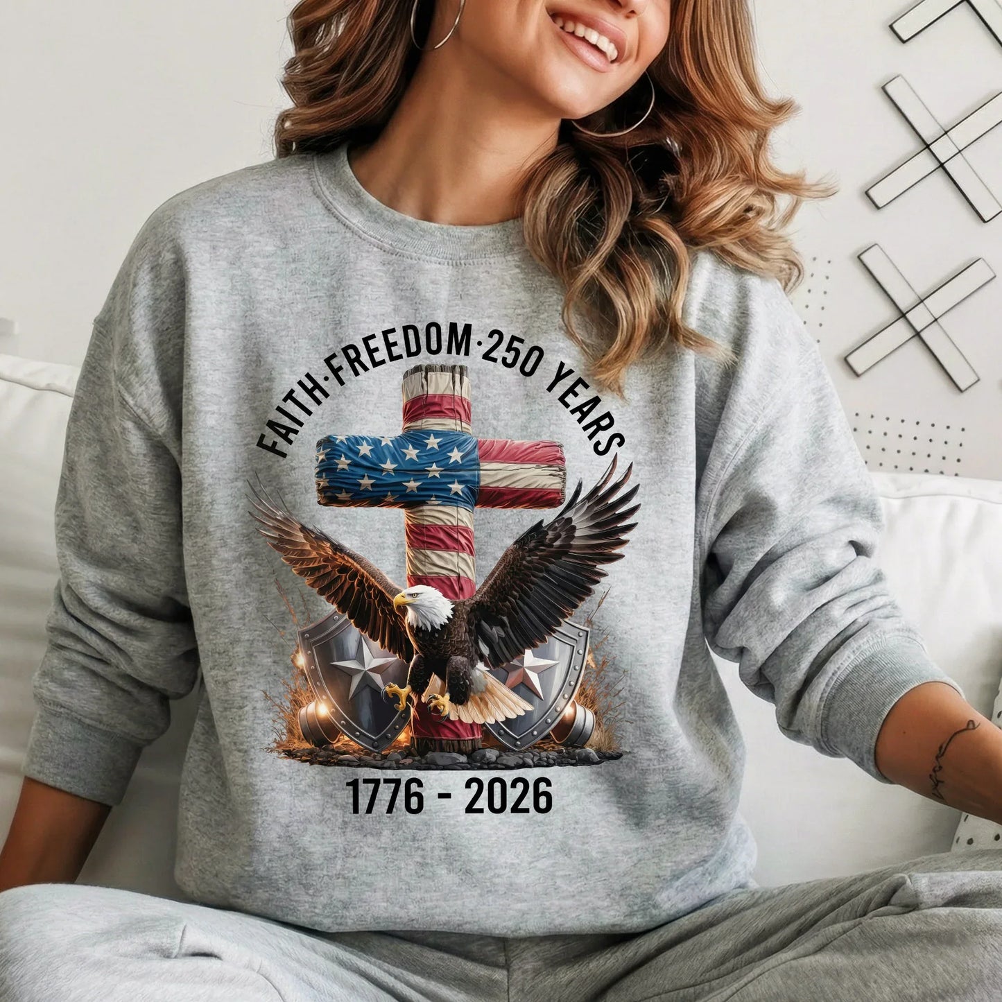Faith & Freedom 250 Years – Hold Fast Faith – Unisex Tshirt / Hoodie / Sweatshirt - Faith Guided Life