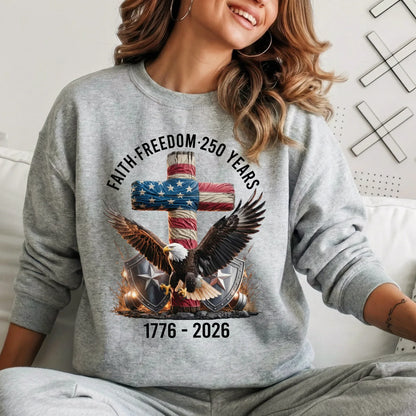 Faith & Freedom 250 Years – Hold Fast Faith – Unisex Tshirt / Hoodie / Sweatshirt - Faith Guided Life