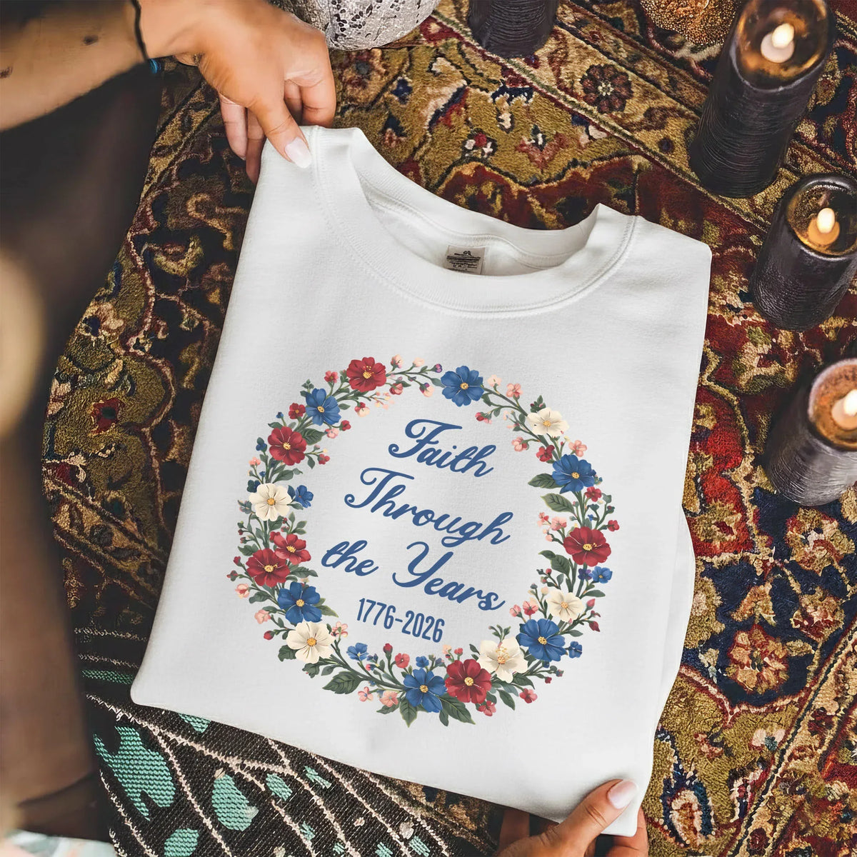 Faith Through the Years 1776–2026 – Hold Fast Faith – Unisex Tshirt / Hoodie / Sweatshirt - Faith Guided Life