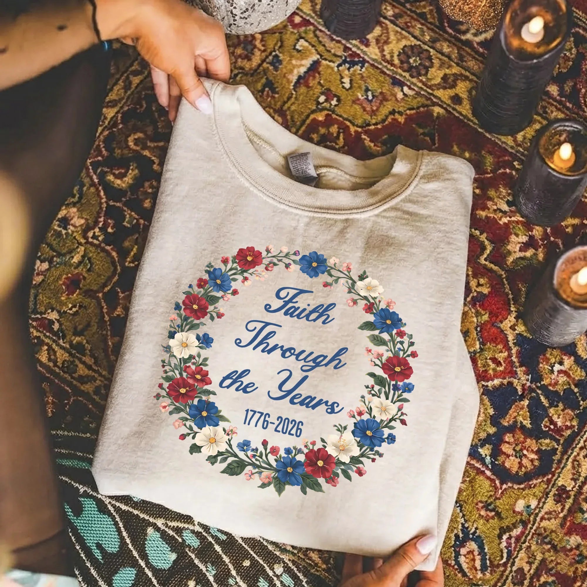 Faith Through the Years 1776–2026 – Hold Fast Faith – Unisex Tshirt / Hoodie / Sweatshirt - Faith Guided Life