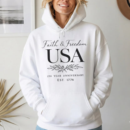 Faith & Freedom USA Script – Hold Fast Faith – Unisex Tshirt / Hoodie / Sweatshirt - Faith Guided Life