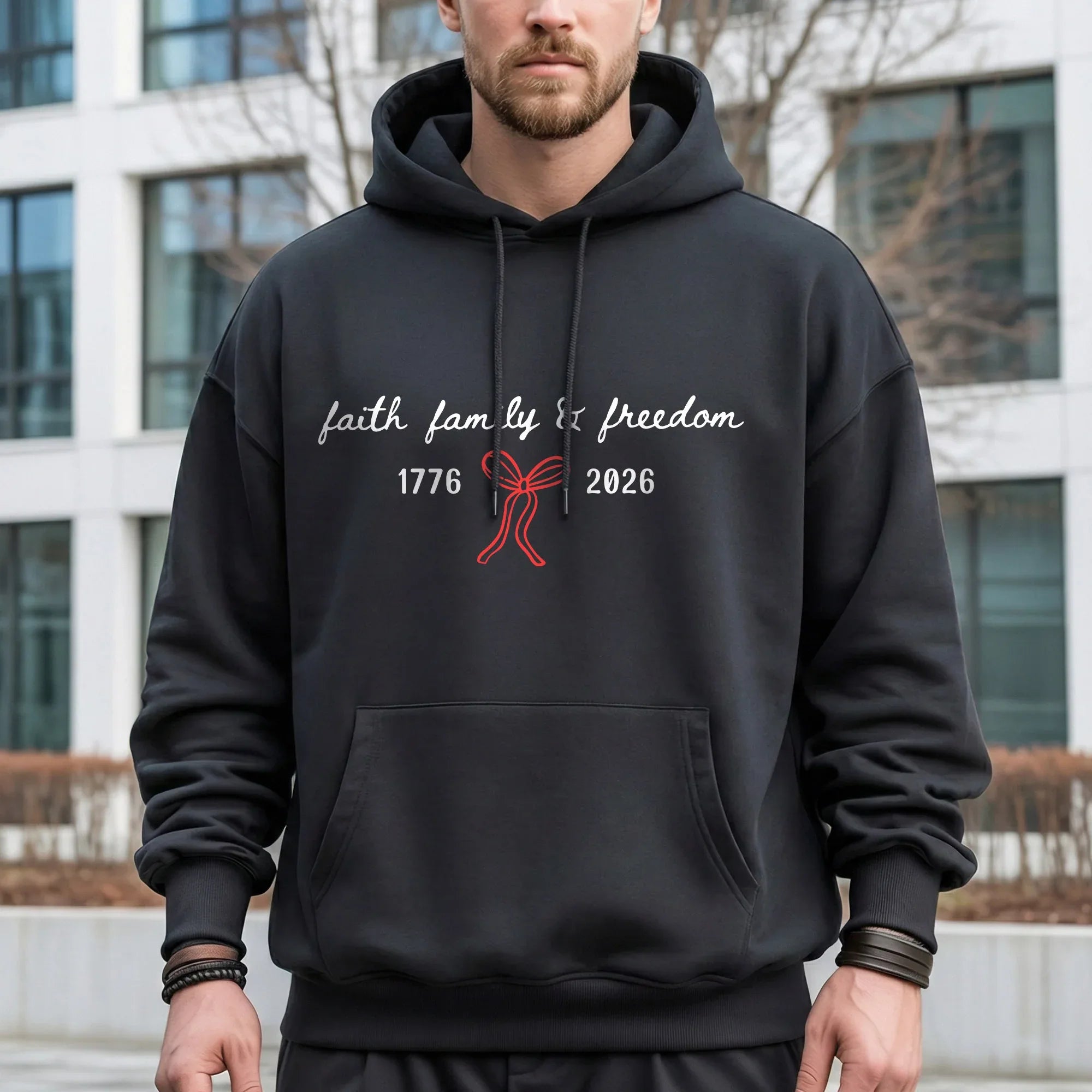 Faith, Family & Freedom Bow – Hold Fast Faith – Unisex Tshirt / Hoodie / Sweatshirt - Faith Guided Life