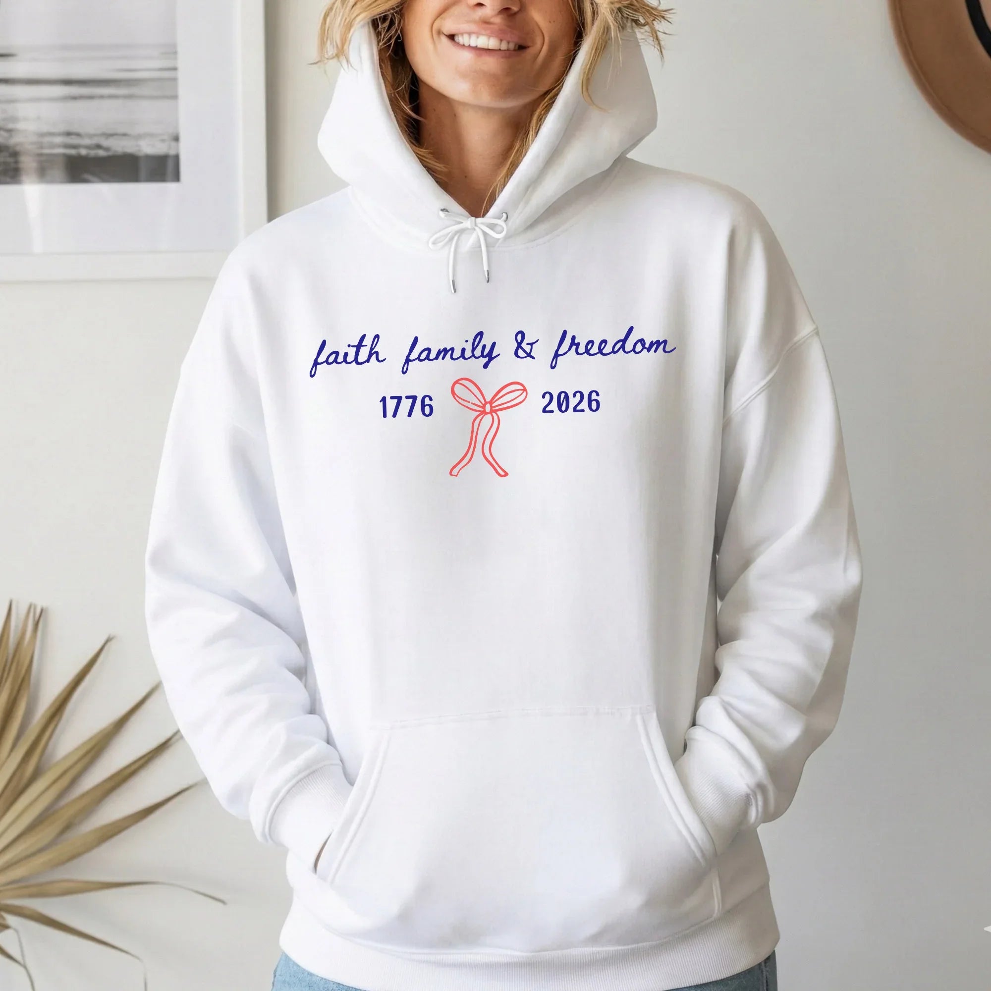 Faith, Family & Freedom Bow – Hold Fast Faith – Unisex Tshirt / Hoodie / Sweatshirt - Faith Guided Life