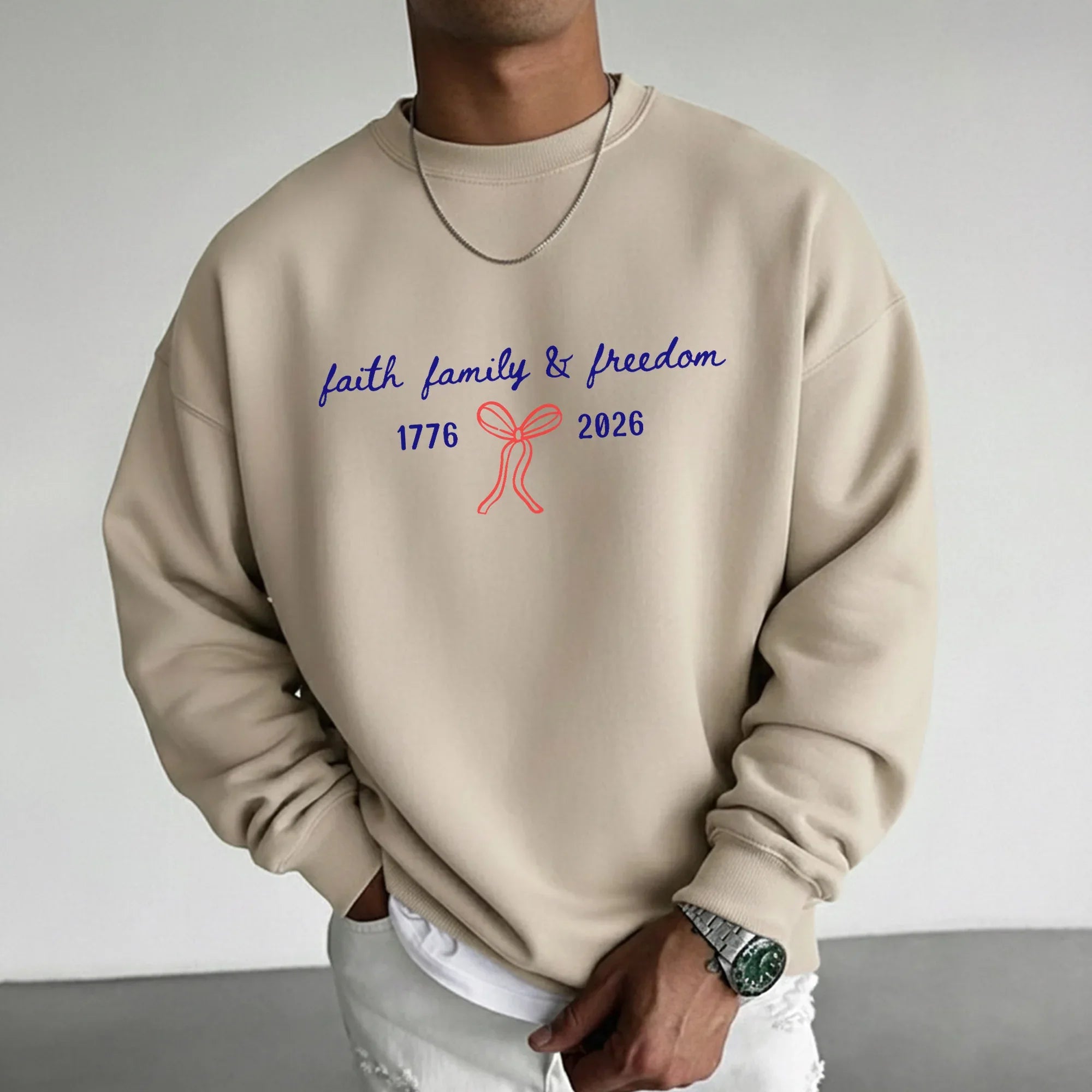 Faith, Family & Freedom Bow – Hold Fast Faith – Unisex Tshirt / Hoodie / Sweatshirt - Faith Guided Life