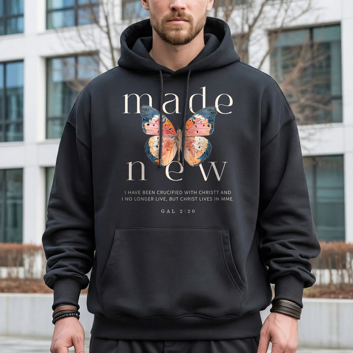 Made New in Christ – Faith Floral – Unisex Tshirt / Hoodie / Sweatshirt - Faith Guided Life