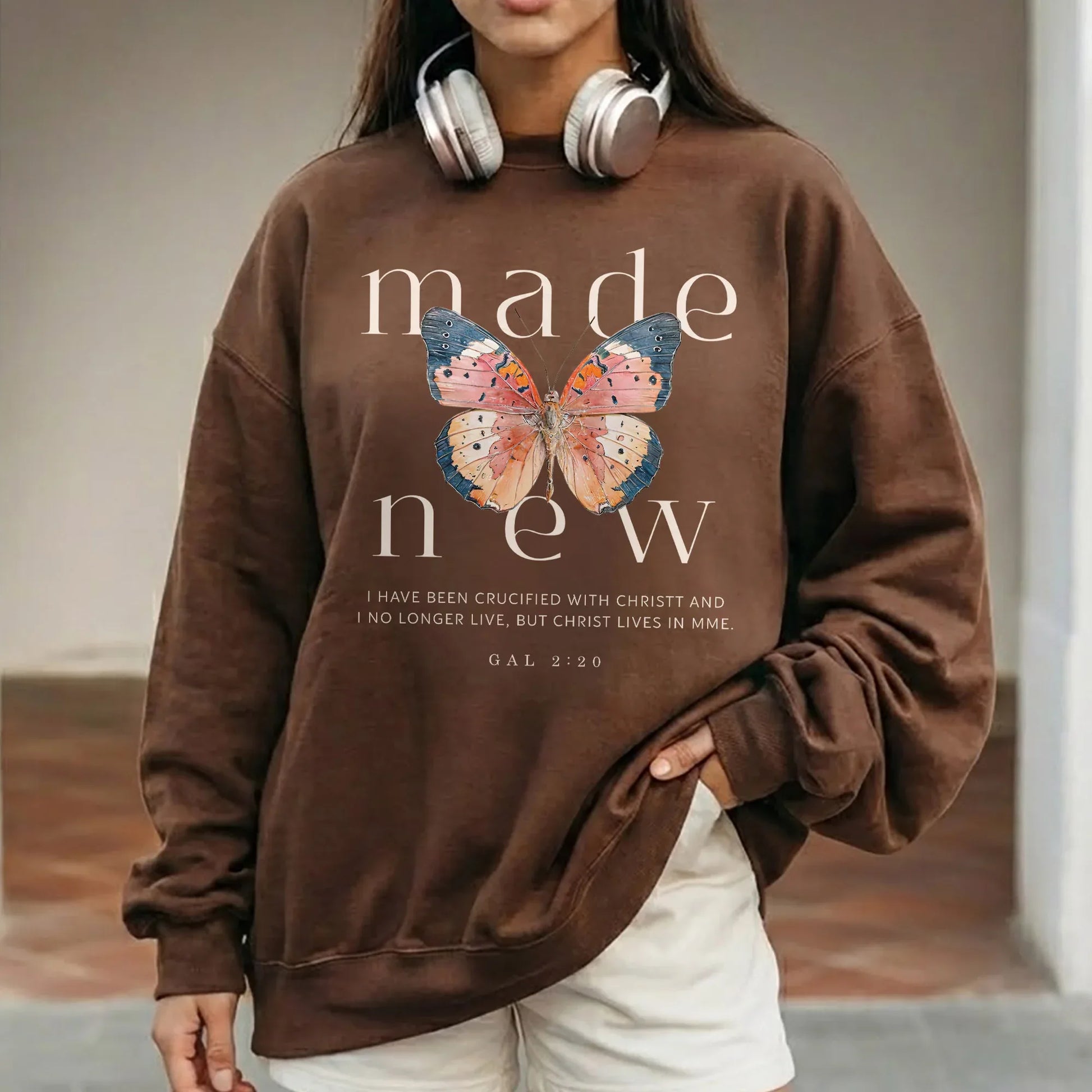 Made New in Christ – Faith Floral – Unisex Tshirt / Hoodie / Sweatshirt - Faith Guided Life