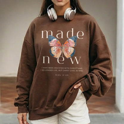 Made New in Christ – Faith Floral – Unisex Tshirt / Hoodie / Sweatshirt - Faith Guided Life