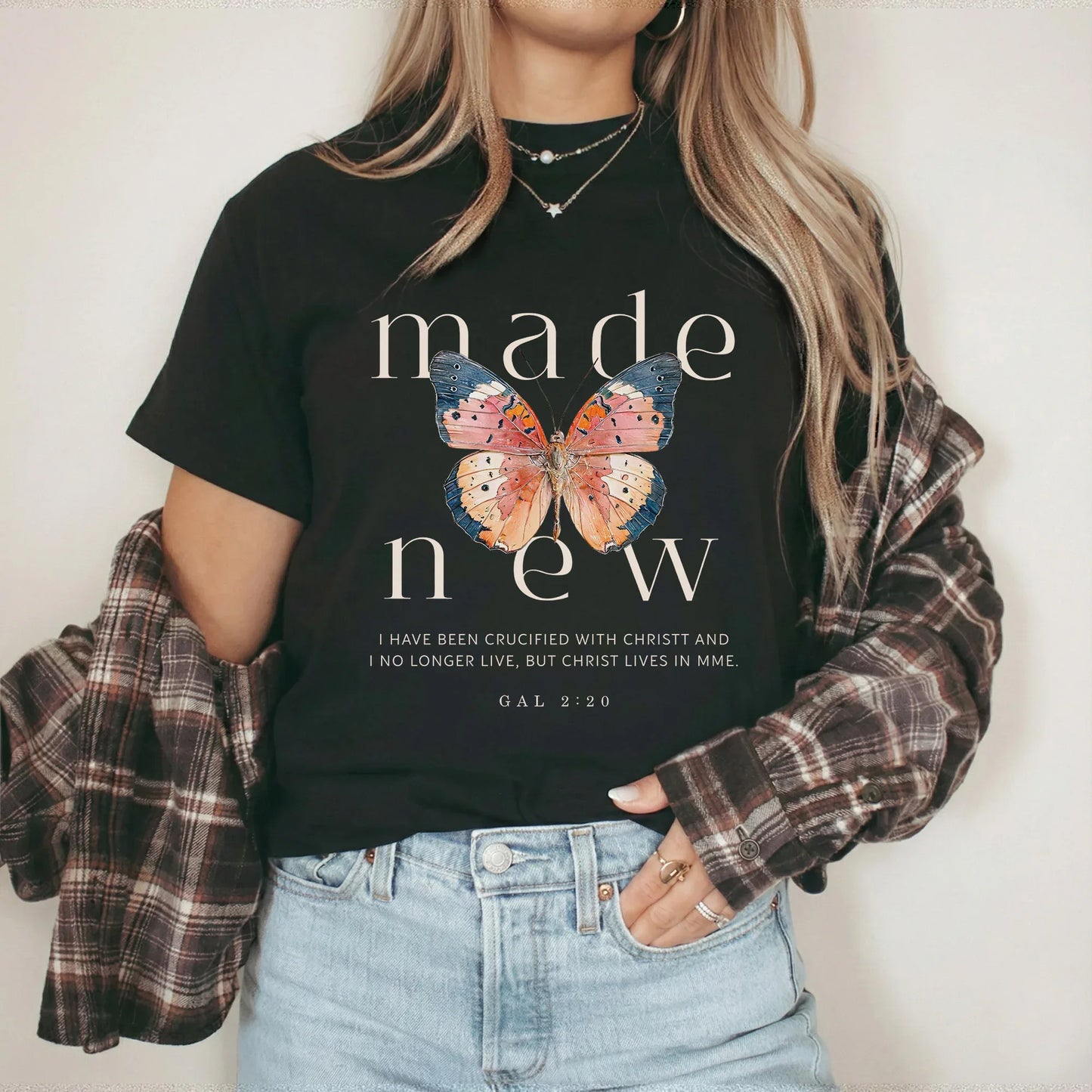 Made New in Christ – Faith Floral – Unisex Tshirt / Hoodie / Sweatshirt - Faith Guided Life