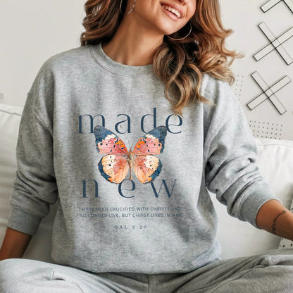 Made New in Christ – Faith Floral – Unisex Tshirt / Hoodie / Sweatshirt - Faith Guided Life