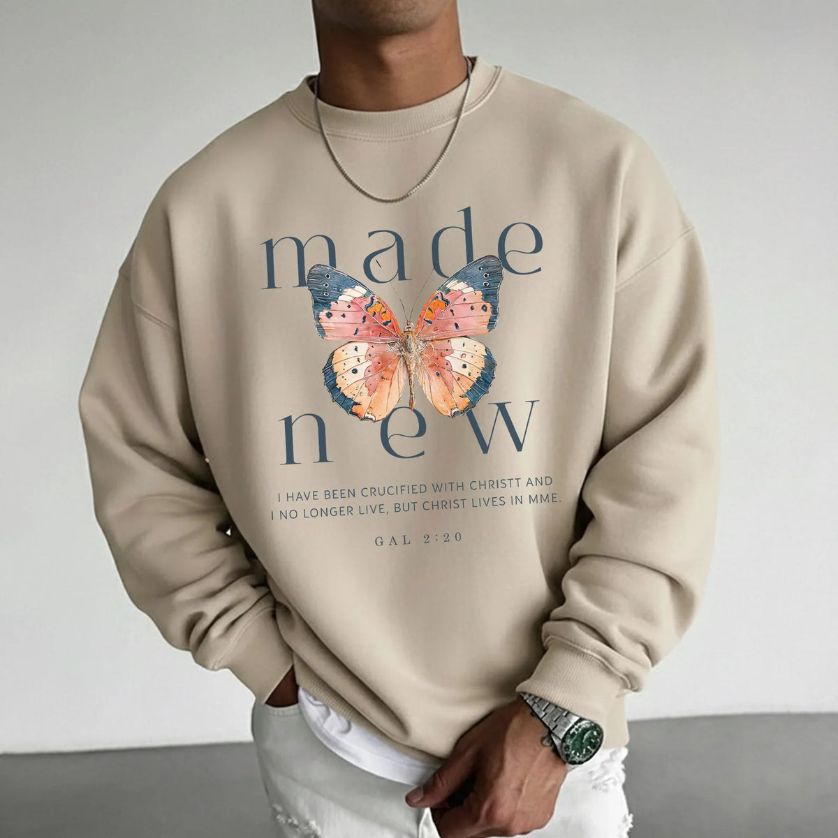Made New in Christ – Faith Floral – Unisex Tshirt / Hoodie / Sweatshirt - Faith Guided Life