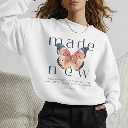 Made New in Christ – Faith Floral – Unisex Tshirt / Hoodie / Sweatshirt - Faith Guided Life