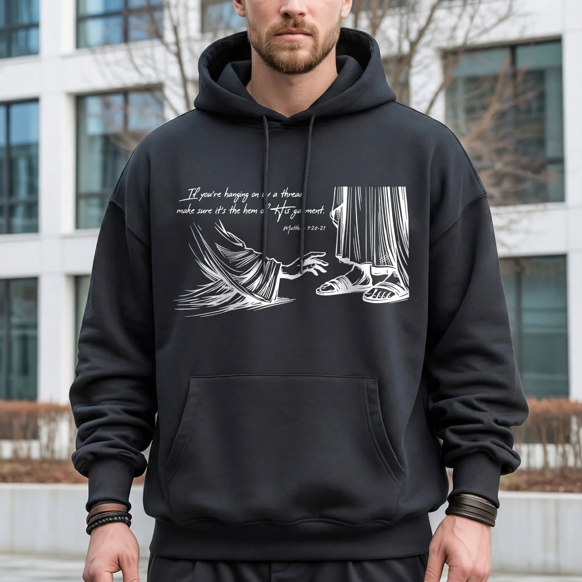 Hem of His Garment – Faith Message – Unisex Tshirt / Hoodie / Sweatshirt - Faith Guided Life
