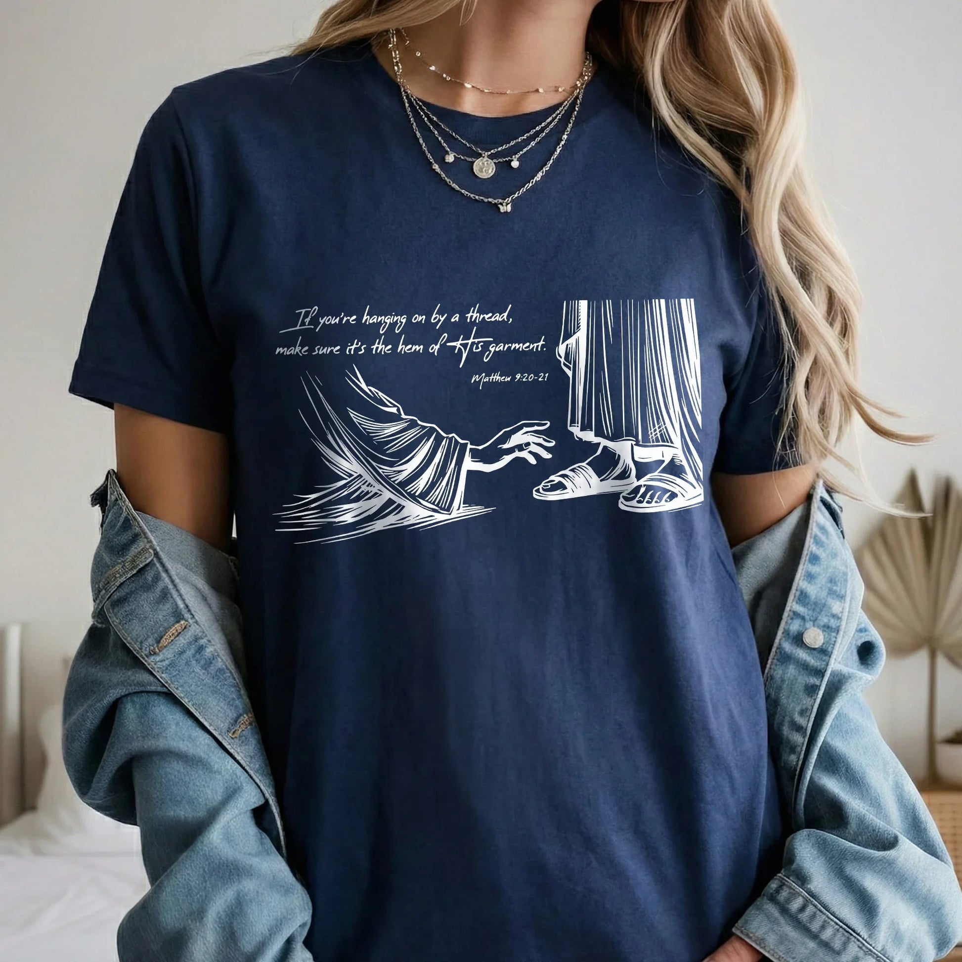 Hem of His Garment – Faith Message – Unisex Tshirt / Hoodie / Sweatshirt - Faith Guided Life