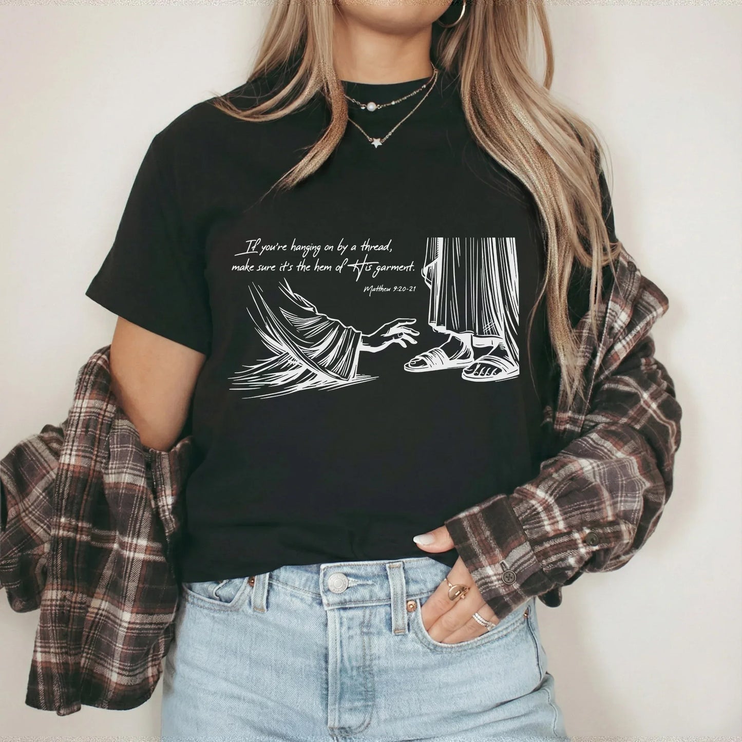 Hem of His Garment – Faith Message – Unisex Tshirt / Hoodie / Sweatshirt - Faith Guided Life