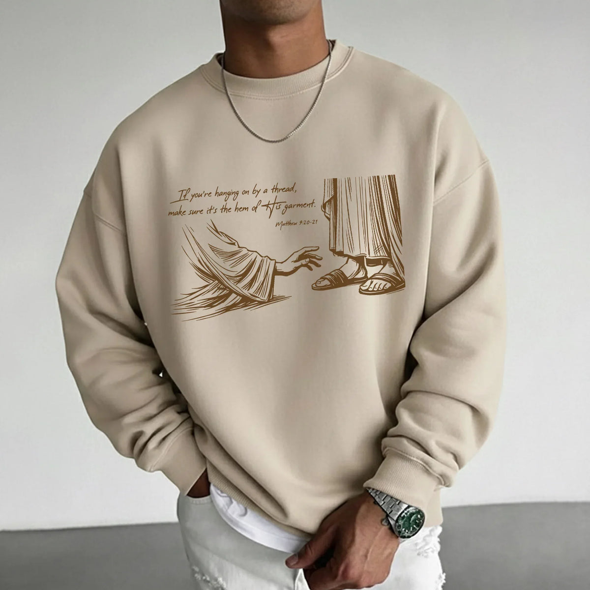 Hem of His Garment – Faith Message – Unisex Tshirt / Hoodie / Sweatshirt - Faith Guided Life
