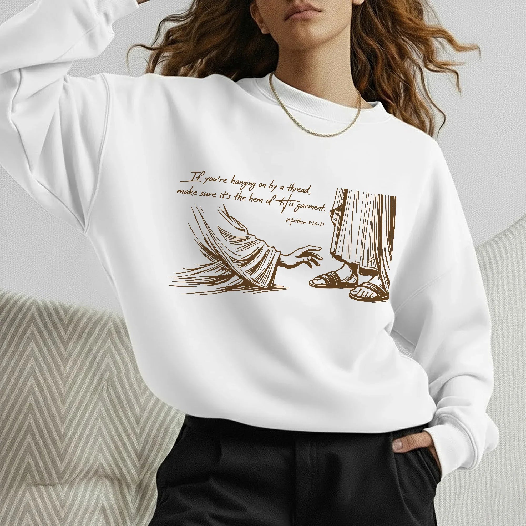 Hem of His Garment – Faith Message – Unisex Tshirt / Hoodie / Sweatshirt - Faith Guided Life