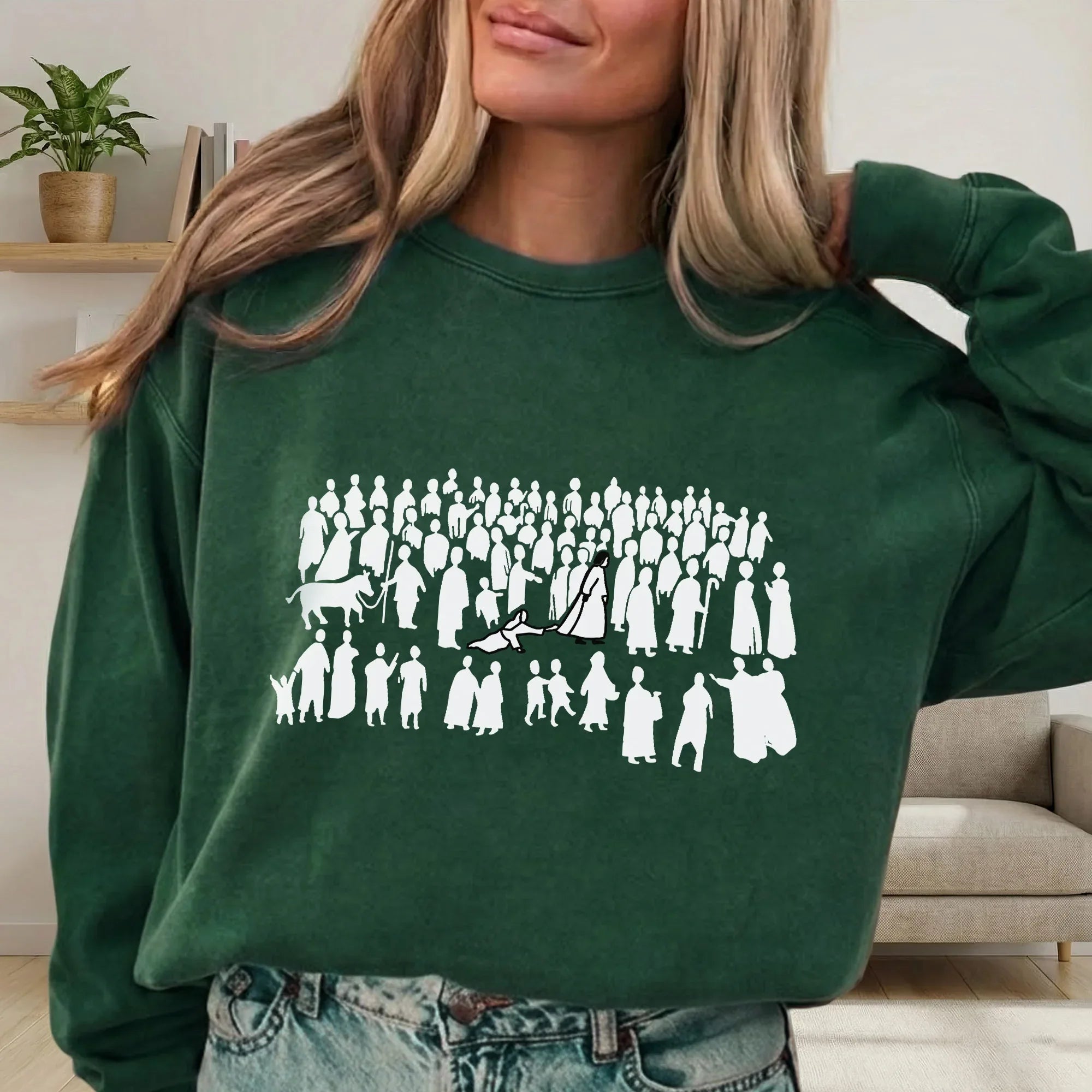 Touch The Hem Of His Garment – Faith Message – Unisex Tshirt / Hoodie / Sweatshirt - Faith Guided Life
