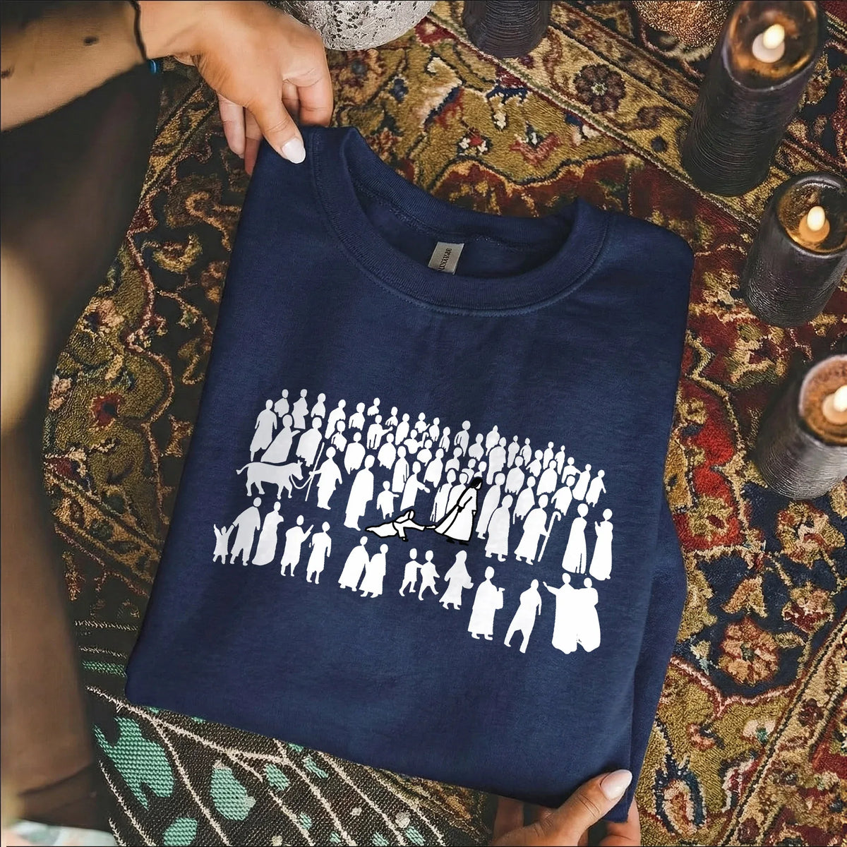 Touch The Hem Of His Garment – Faith Message – Unisex Tshirt / Hoodie / Sweatshirt - Faith Guided Life