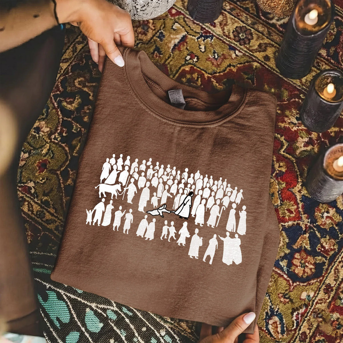 Touch The Hem Of His Garment – Faith Message – Unisex Tshirt / Hoodie / Sweatshirt - Faith Guided Life
