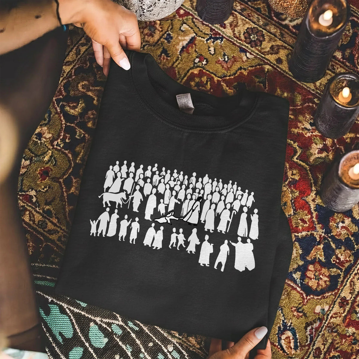 Touch The Hem Of His Garment – Faith Message – Unisex Tshirt / Hoodie / Sweatshirt - Faith Guided Life