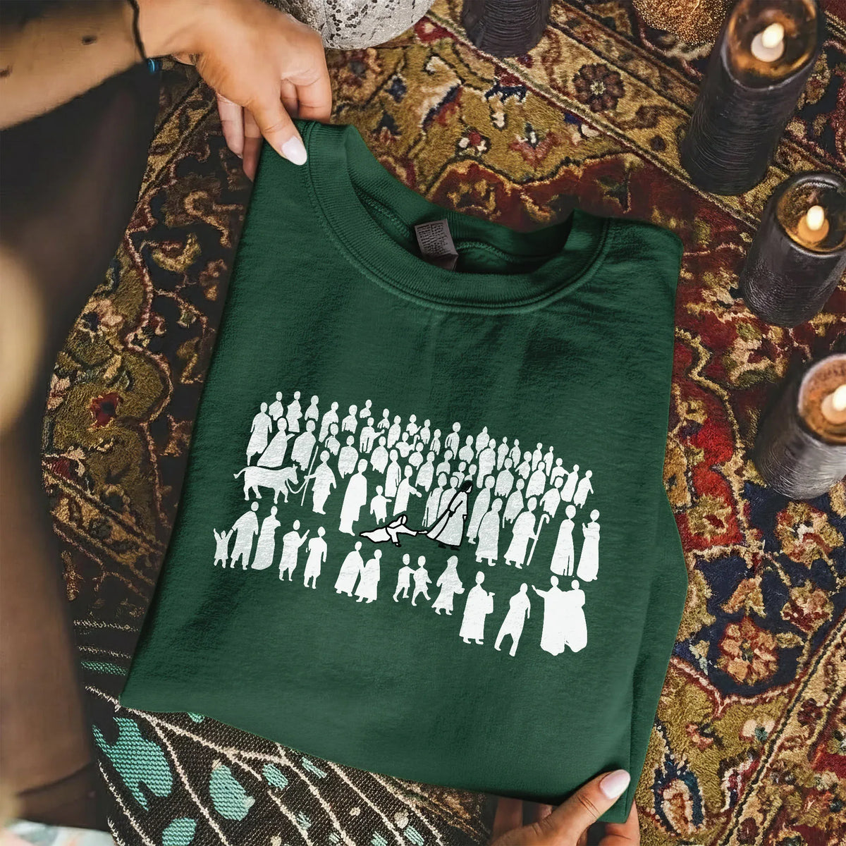 Touch The Hem Of His Garment – Faith Message – Unisex Tshirt / Hoodie / Sweatshirt - Faith Guided Life