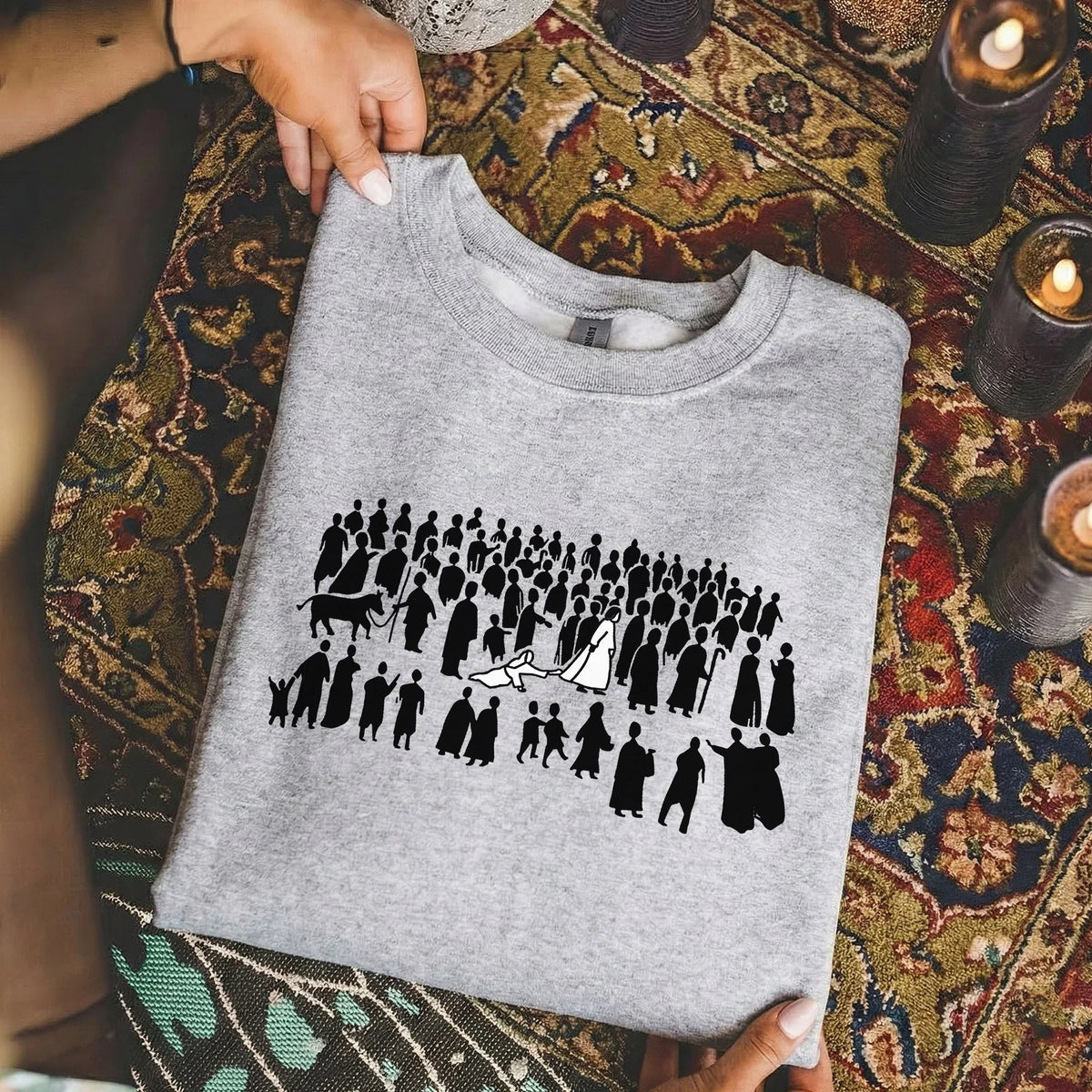 Touch The Hem Of His Garment – Faith Message – Unisex Tshirt / Hoodie / Sweatshirt - Faith Guided Life