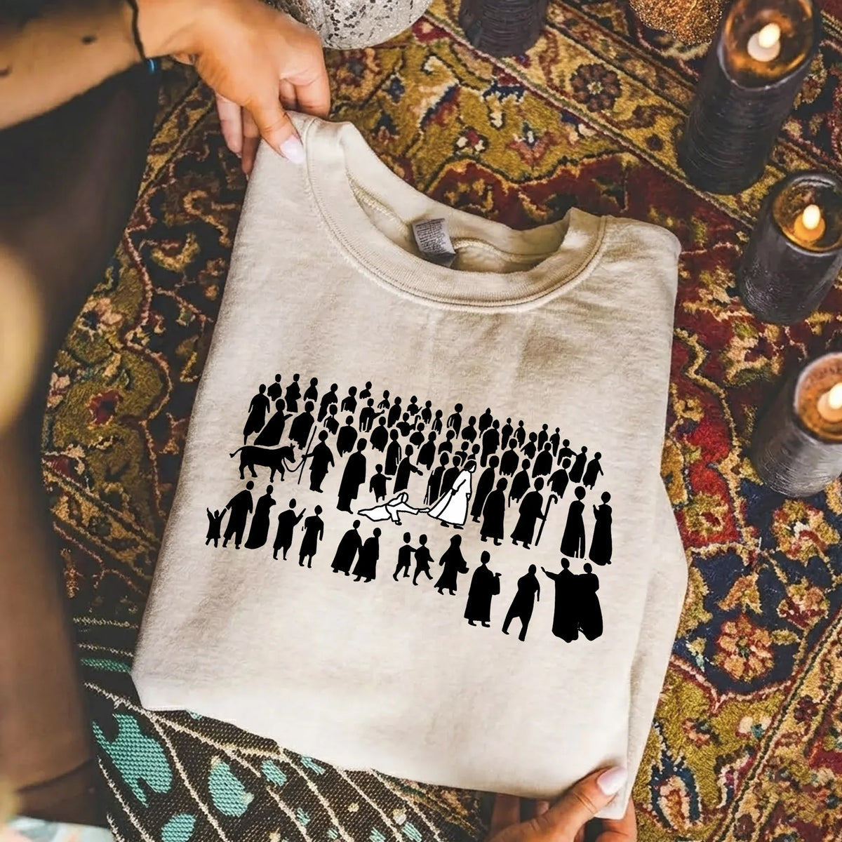 Touch The Hem Of His Garment – Faith Message – Unisex Tshirt / Hoodie / Sweatshirt - Faith Guided Life