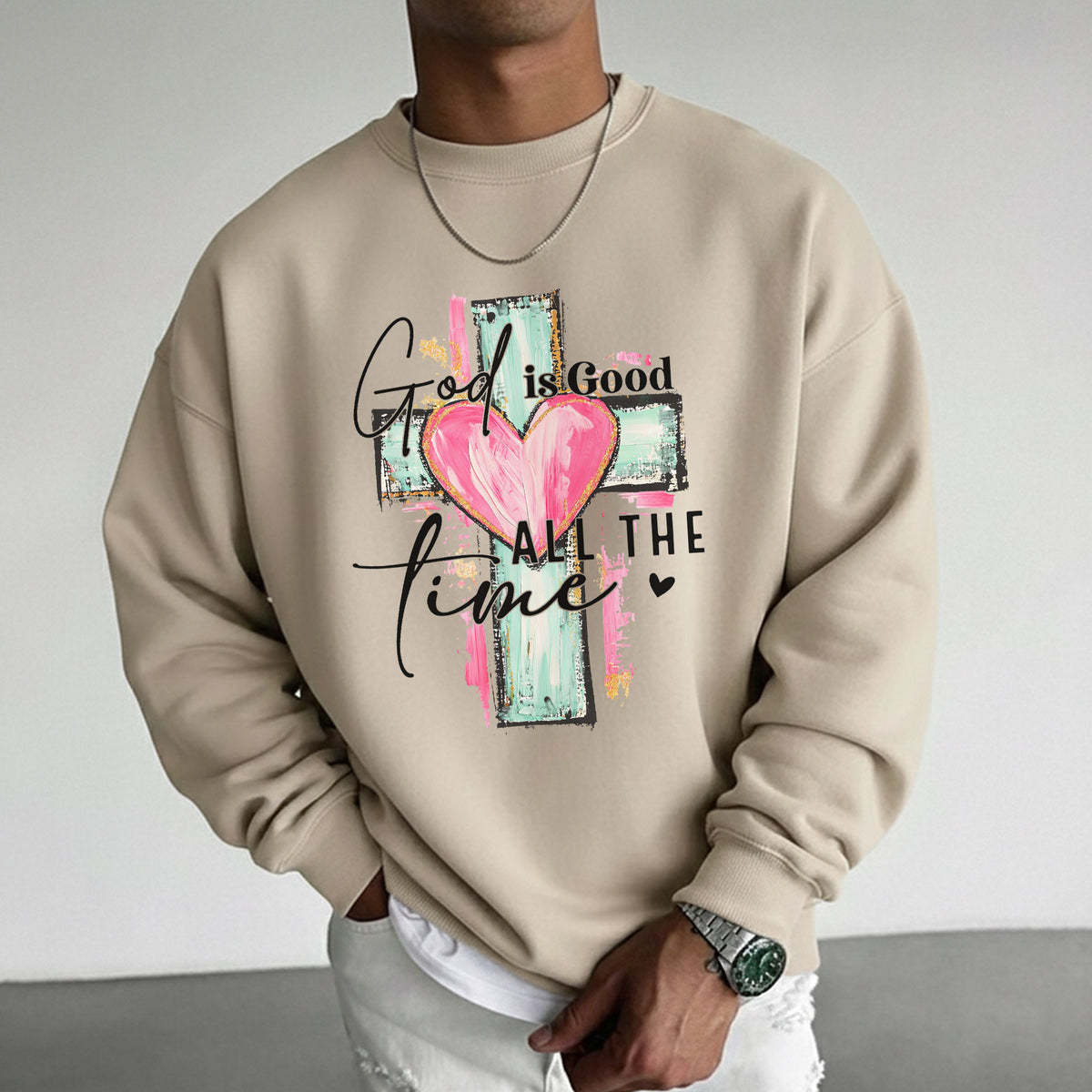 God Is Good All The Time – Faith Floral – Unisex Tshirt / Hoodie / Sweatshirt