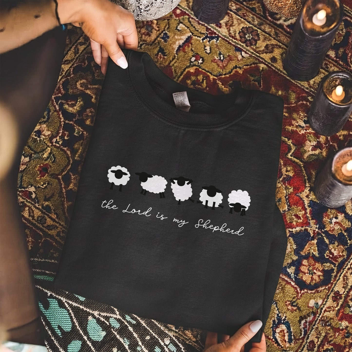 Psalm 23: The Lord Is My Shepherd – Faith Message – Unisex Tshirt / Hoodie / Sweatshirt