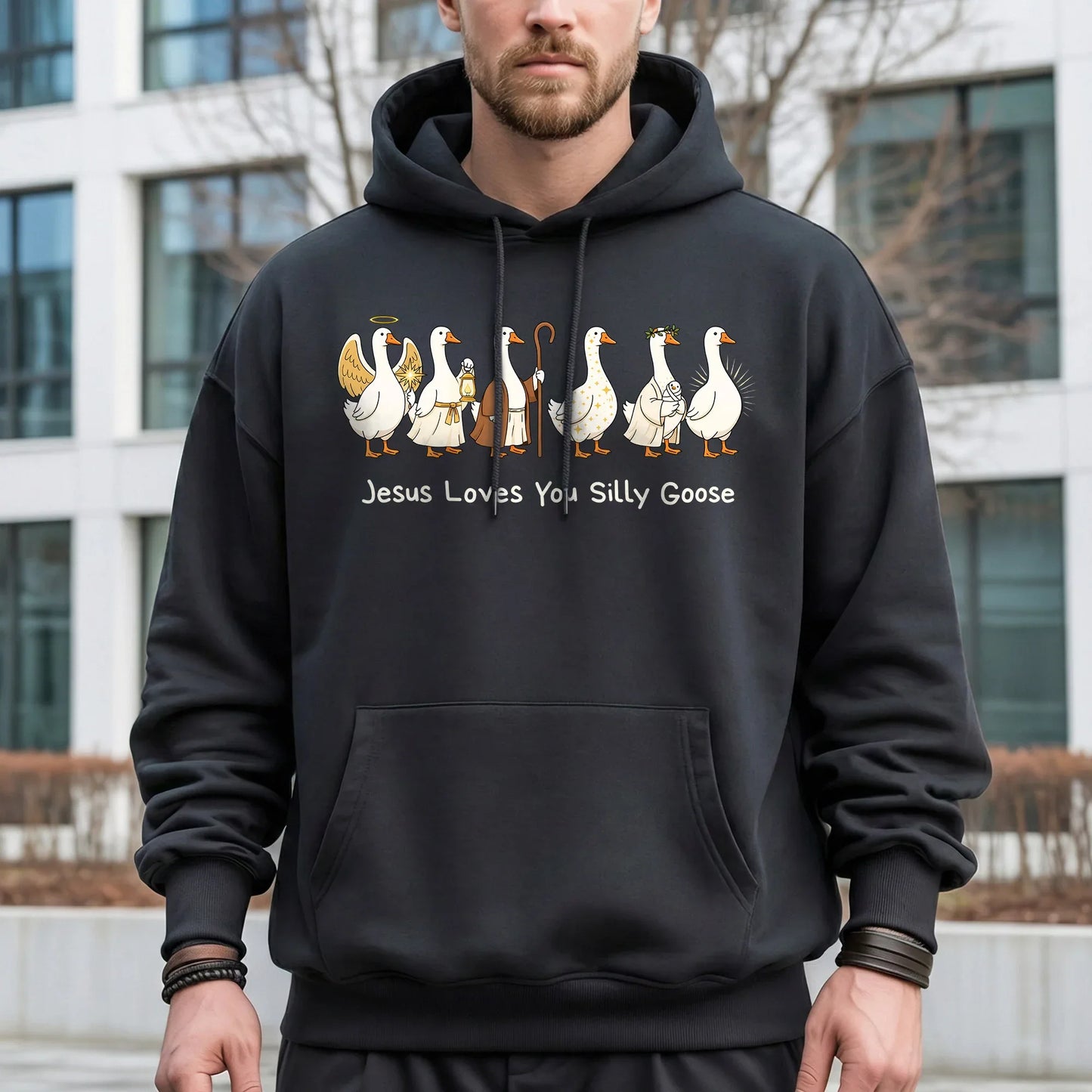 Jesus Loves You Silly Goose – Wild Animals – Unisex Tshirt / Hoodie / Sweatshirt - Faith Guided Life