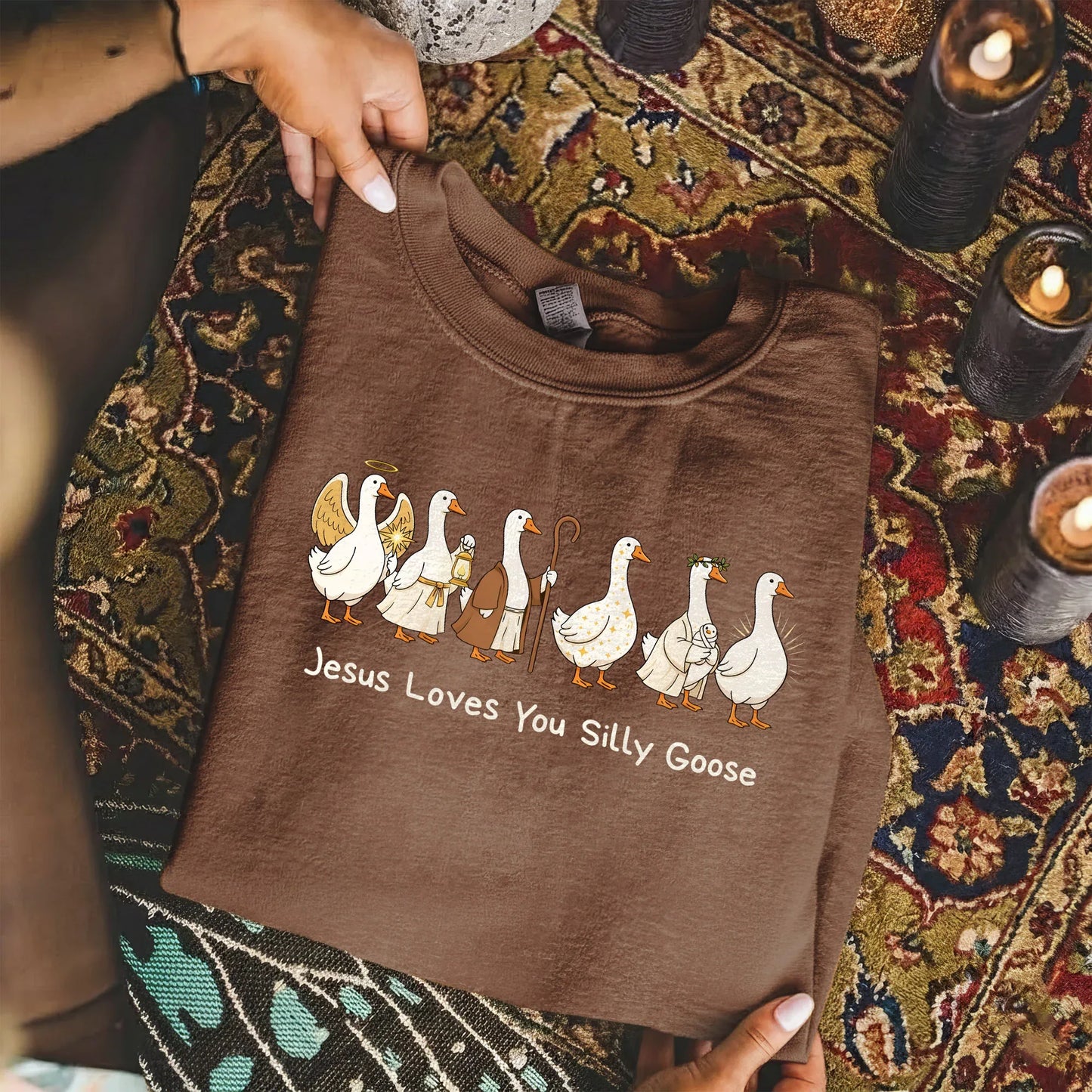 Jesus Loves You Silly Goose – Wild Animals – Unisex Tshirt / Hoodie / Sweatshirt - Faith Guided Life