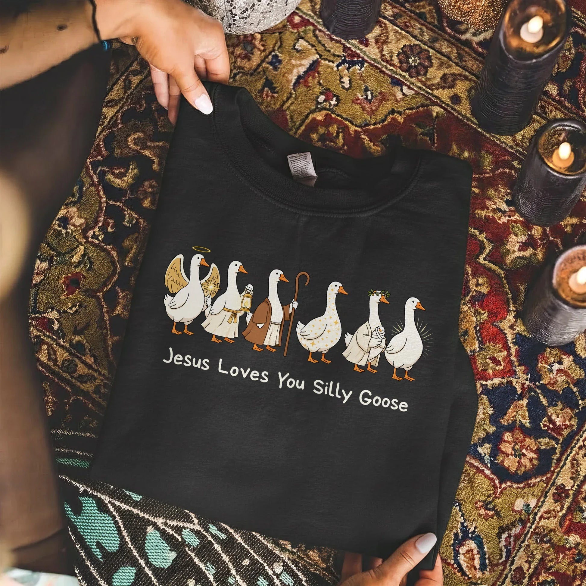 Jesus Loves You Silly Goose – Wild Animals – Unisex Tshirt / Hoodie / Sweatshirt - Faith Guided Life