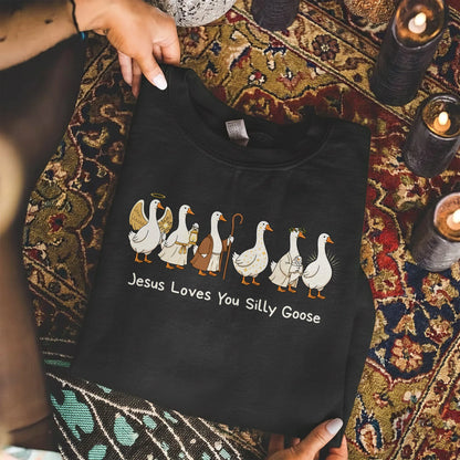 Jesus Loves You Silly Goose – Wild Animals – Unisex Tshirt / Hoodie / Sweatshirt - Faith Guided Life