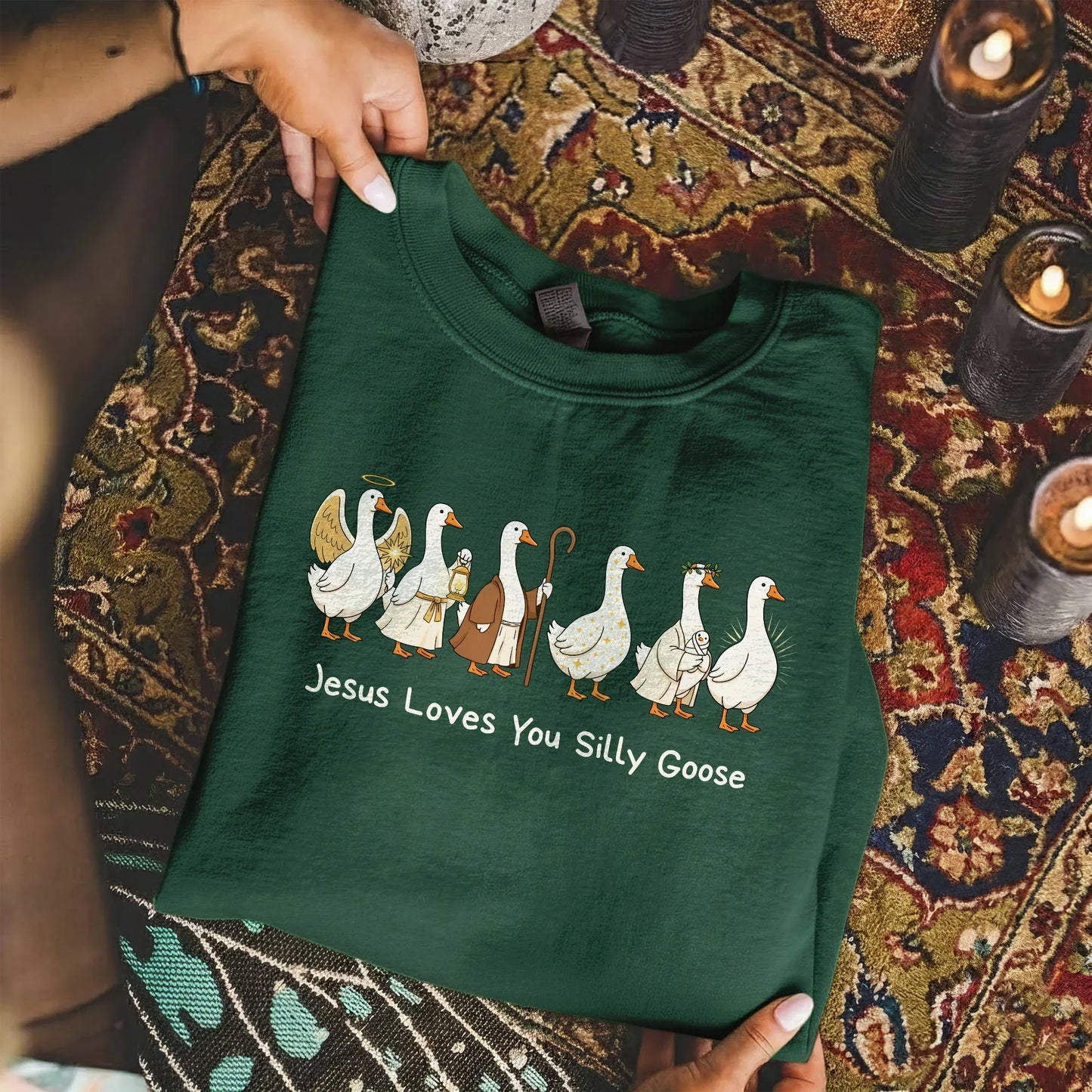 Jesus Loves You Silly Goose – Wild Animals – Unisex Tshirt / Hoodie / Sweatshirt - Faith Guided Life