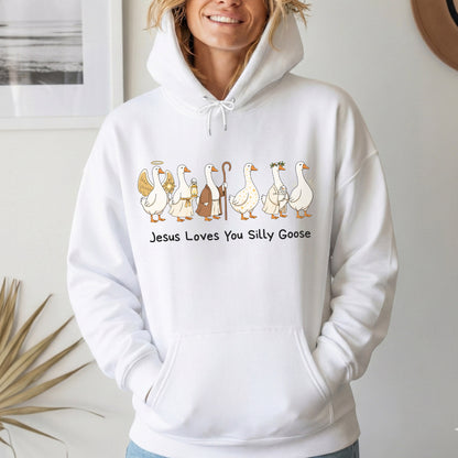 Jesus Loves You Silly Goose – Wild Animals – Unisex Tshirt / Hoodie / Sweatshirt
