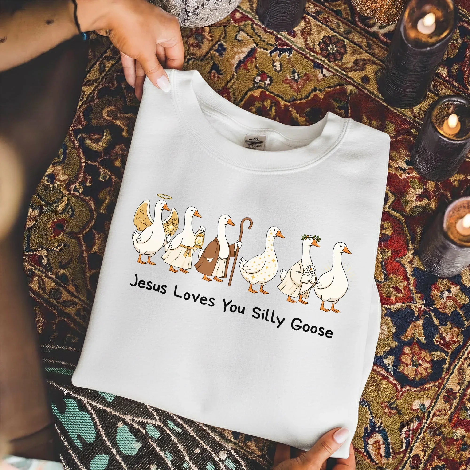 Jesus Loves You Silly Goose – Wild Animals – Unisex Tshirt / Hoodie / Sweatshirt - Faith Guided Life