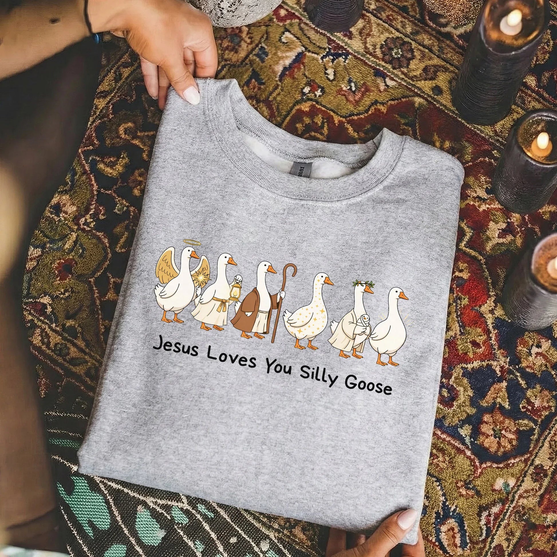 Jesus Loves You Silly Goose – Wild Animals – Unisex Tshirt / Hoodie / Sweatshirt - Faith Guided Life