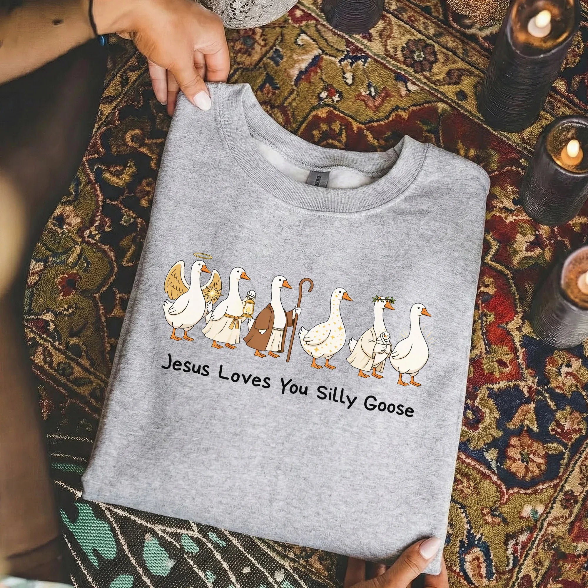 Jesus Loves You Silly Goose – Wild Animals – Unisex Tshirt / Hoodie / Sweatshirt - Faith Guided Life