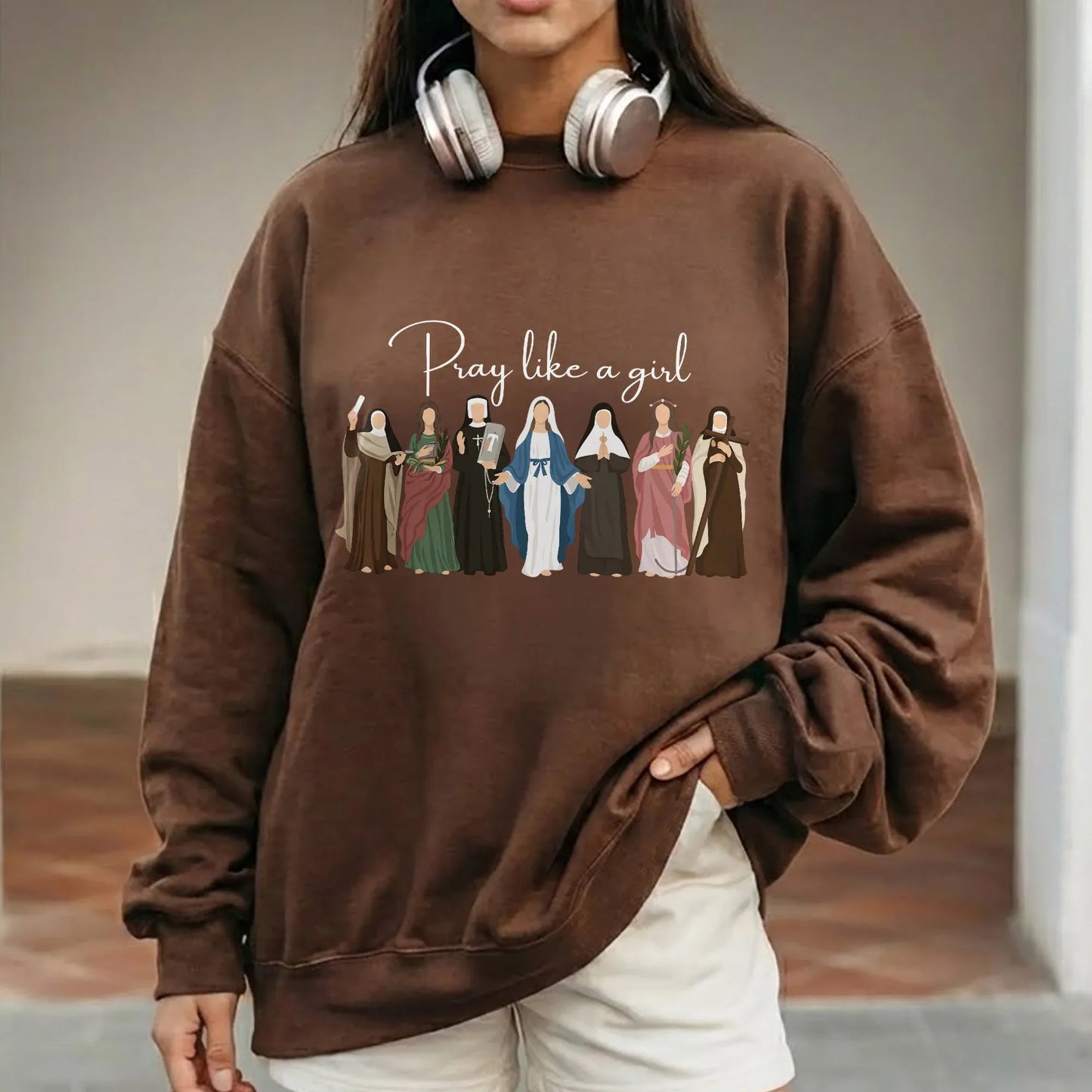 Pray Like A Girl: Women of Faith – Faith Message – Unisex Tshirt / Hoodie / Sweatshirt - Faith Guided Life